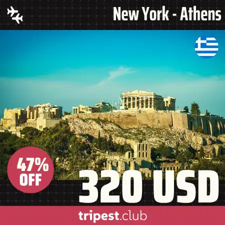 Cheap flights - New York - Athens - only $320 RT - 47% off Cheap flights - New York - Athens - only $320 RT - 47% off