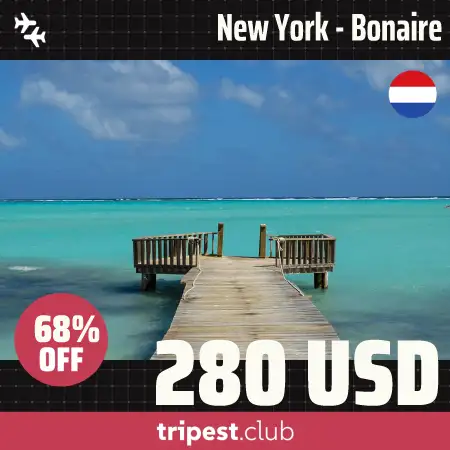 Cheap flights - New York - Bonaire - only $280 RT - 68% off Cheap flights - New York - Bonaire - only $280 RT - 68% off
