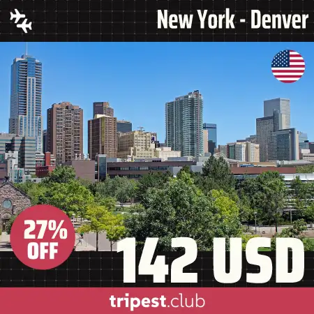Cheap flights - New York - Denver - only $142 RT - 27% off Cheap flights - New York - Denver - only $142 RT - 27% off